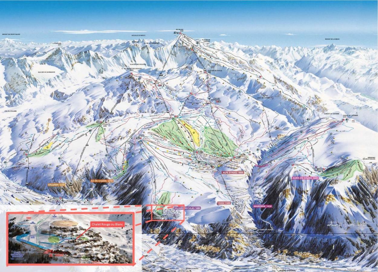Chalet Rouge Ou Blanc Villard-Reculas Dış mekan fotoğraf